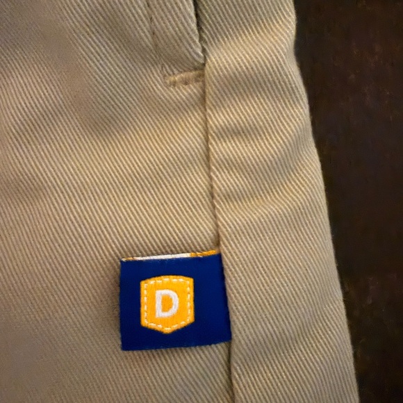 Kids Tan Casual Pants - Picture 3 of 4